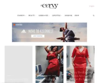 Thecurvymagazine.com(Celebrate the difference) Screenshot