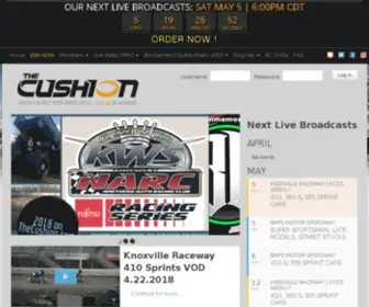 Thecushion.com(Sprint Car) Screenshot