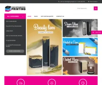 Thecustomboxesprinting.com(The Custom Box Printing) Screenshot