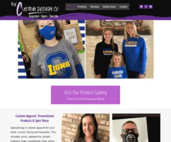 Thecustomdesignco.com(The Custom Design Co) Screenshot