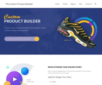 Thecustomproductbuilder.com(Custom Product Builder) Screenshot