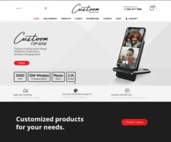 Thecustoom.com(Custoom Inc) Screenshot
