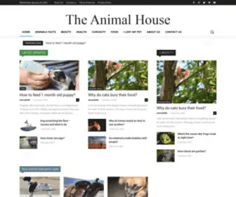 Thecuttestanimals.com(The Animal House) Screenshot