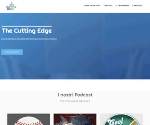Thecuttingedge.it(La voce tagliente e all'avanguardia sullo sport americano) Screenshot