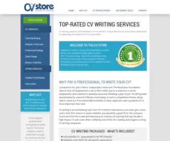 ThecVstore.net(Professional CV Writing Services) Screenshot