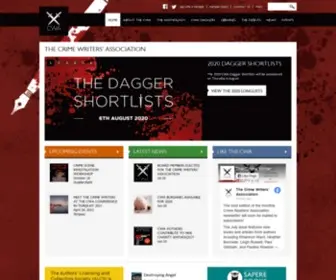 Thecwa.co.uk(The Crime Writers' Association) Screenshot