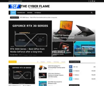 Thecyberflame.com(The Cyber Flame) Screenshot