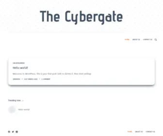 Thecybergate.com(The Cybergate) Screenshot