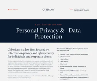 Thecyberlawteam.com(CyberLaw Firm) Screenshot