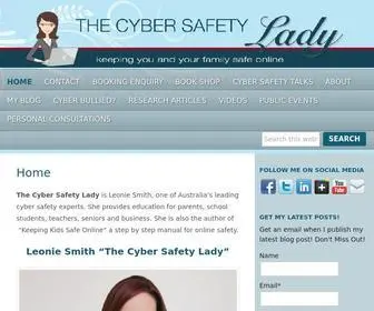 Thecybersafetylady.com.au(The Cyber Safety Lady) Screenshot