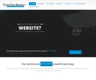 Thecybertechsolution.com(Web Development & Web Hosting Services) Screenshot