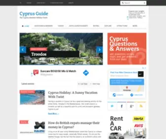 Thecyprusguide.net(Cyprus Guide) Screenshot
