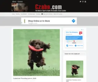 Theczabe.com(The Official Blog of Steve Czaban) Screenshot