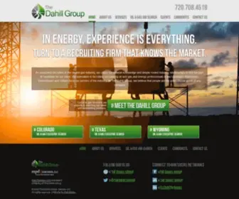 Thedahillgroup.com(Oil and Gas Recruiters) Screenshot