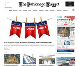 Thedahloneganugget.com(The Dahlonega Nugget) Screenshot