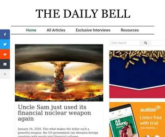 Thedailybell.com(The Daily Bell) Screenshot