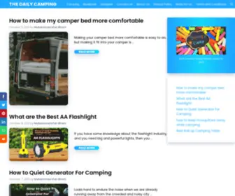 Thedailycamping.com(Thedailycamping) Screenshot