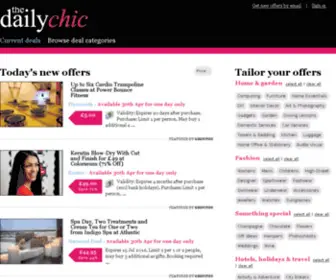 Thedailychic.com(The Daily Chic) Screenshot