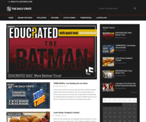 Thedailycrate.com(The Daily Crate) Screenshot