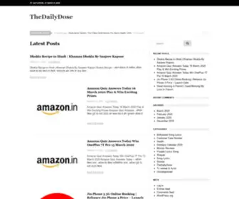 Thedailydose.org(thedailydose) Screenshot