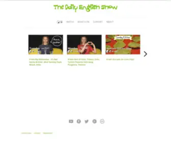 Thedailyenglishshow.com(The Daily English Show) Screenshot