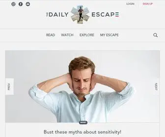Thedailyescape.com(The Daily Escape) Screenshot