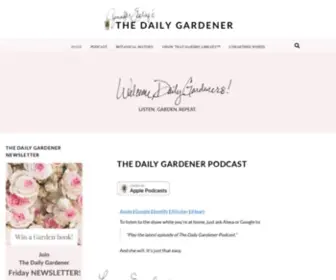 Thedailygardener.org(The Daily Gardener) Screenshot