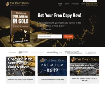Thedailygold.com(The Daily Gold) Screenshot