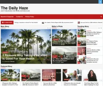 Thedailyhaze.com(The Daily Haze) Screenshot
