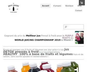 Thedailyjuicery.fr(The Daily Juicery) Screenshot