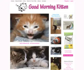 Thedailykitten.com(Good Morning Kitten) Screenshot
