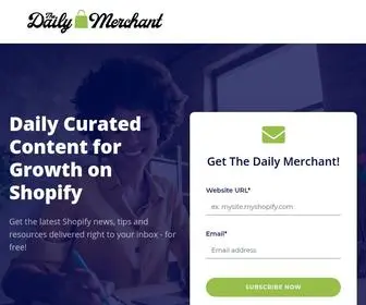 Thedailymerchant.com(The Daily Merchant) Screenshot