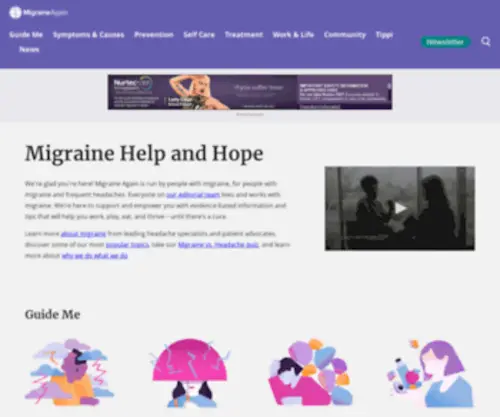 Thedailymigraine.com(The daily migraine) Screenshot