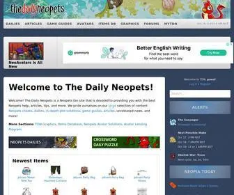 Thedailyneopets.com(The Daily Neopets) Screenshot