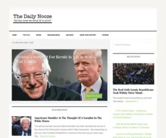 Thedailynooze.com(All the news we deem fit to print) Screenshot