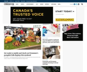 Thedailyobserver.ca(Pembroke News) Screenshot