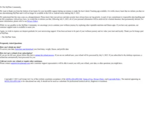 Thedailyplate.com(Calorie Counter) Screenshot