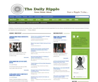 Thedailyripple.org(News and Magazine Joomla Template) Screenshot