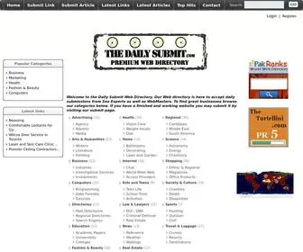 Thedailysubmit.com(The Daily Submit SEO Web Directory) Screenshot