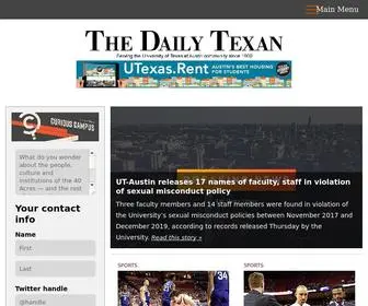 Thedailytexan.com(The Daily Texan) Screenshot