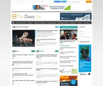 Thedairysite.com(Dairy Cattle) Screenshot