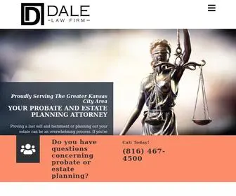 Thedalelawfirm.com(Dale Law Firm) Screenshot