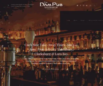 Thedampub.ca(The Dam Pub Gastropub) Screenshot