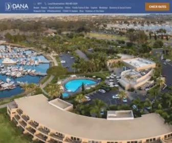 Thedana.com(Mission Bay San Diego Hotel) Screenshot