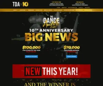 Thedanceawards.com(The Dance Awards) Screenshot