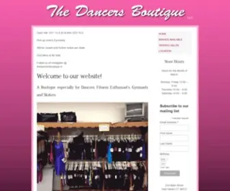 Thedancersboutique.com(The Dancers Boutique East Haven CT) Screenshot