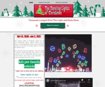 Thedancinglightsofchristmas.com(Dancing Lights of Christmas) Screenshot