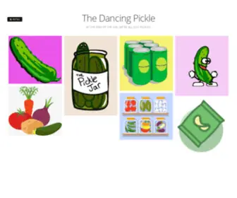 Thedancingpickle.com(At the end of the day) Screenshot