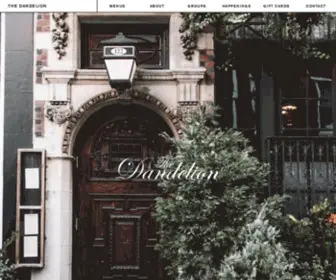 Thedandelionpub.com(The Dandelion) Screenshot