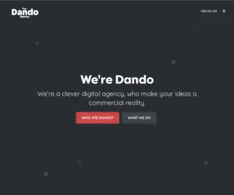 Thedandoagency.com.au(The Dando Agency makes clever ideas a commercial reality) Screenshot